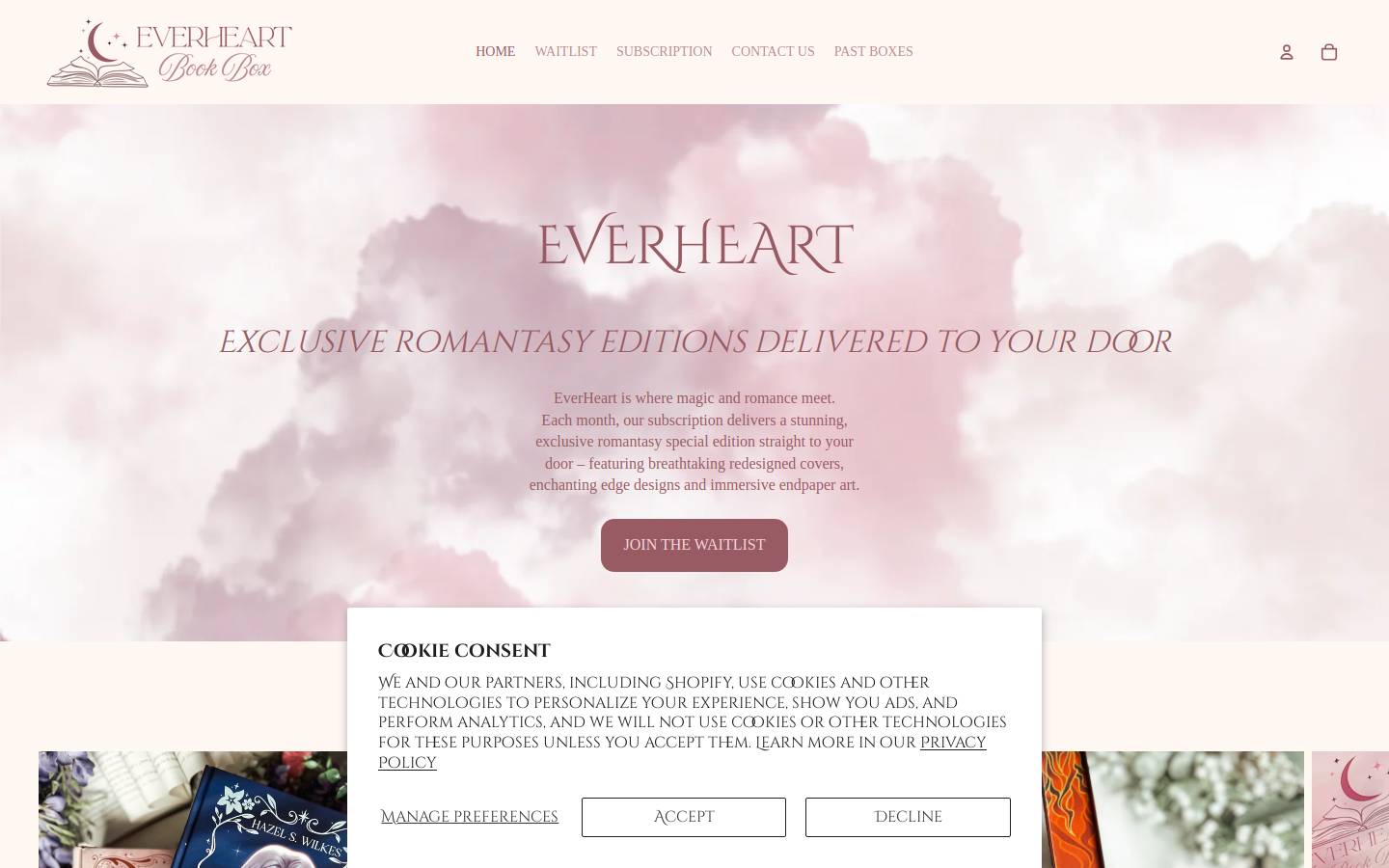 everheartbooks.com homepage screenshot
