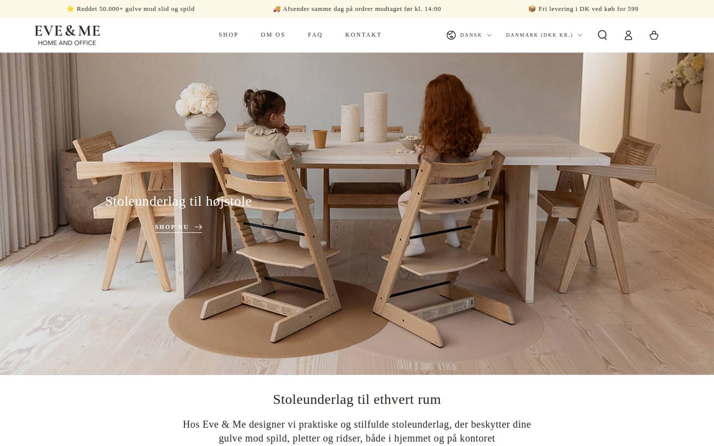 Everleighandme homepage screenshot