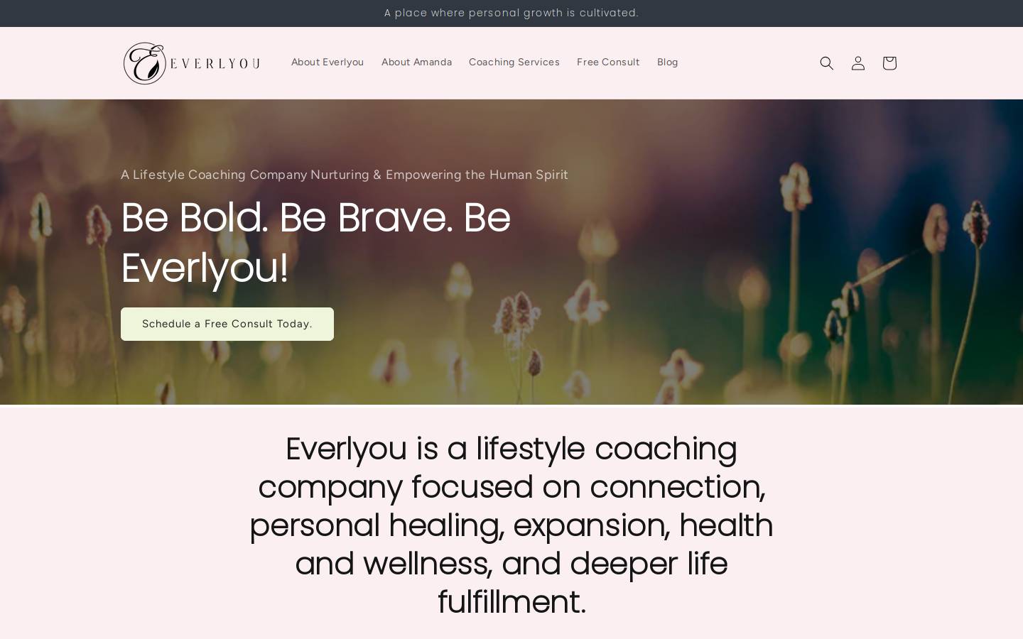 everlyou.com homepage screenshot