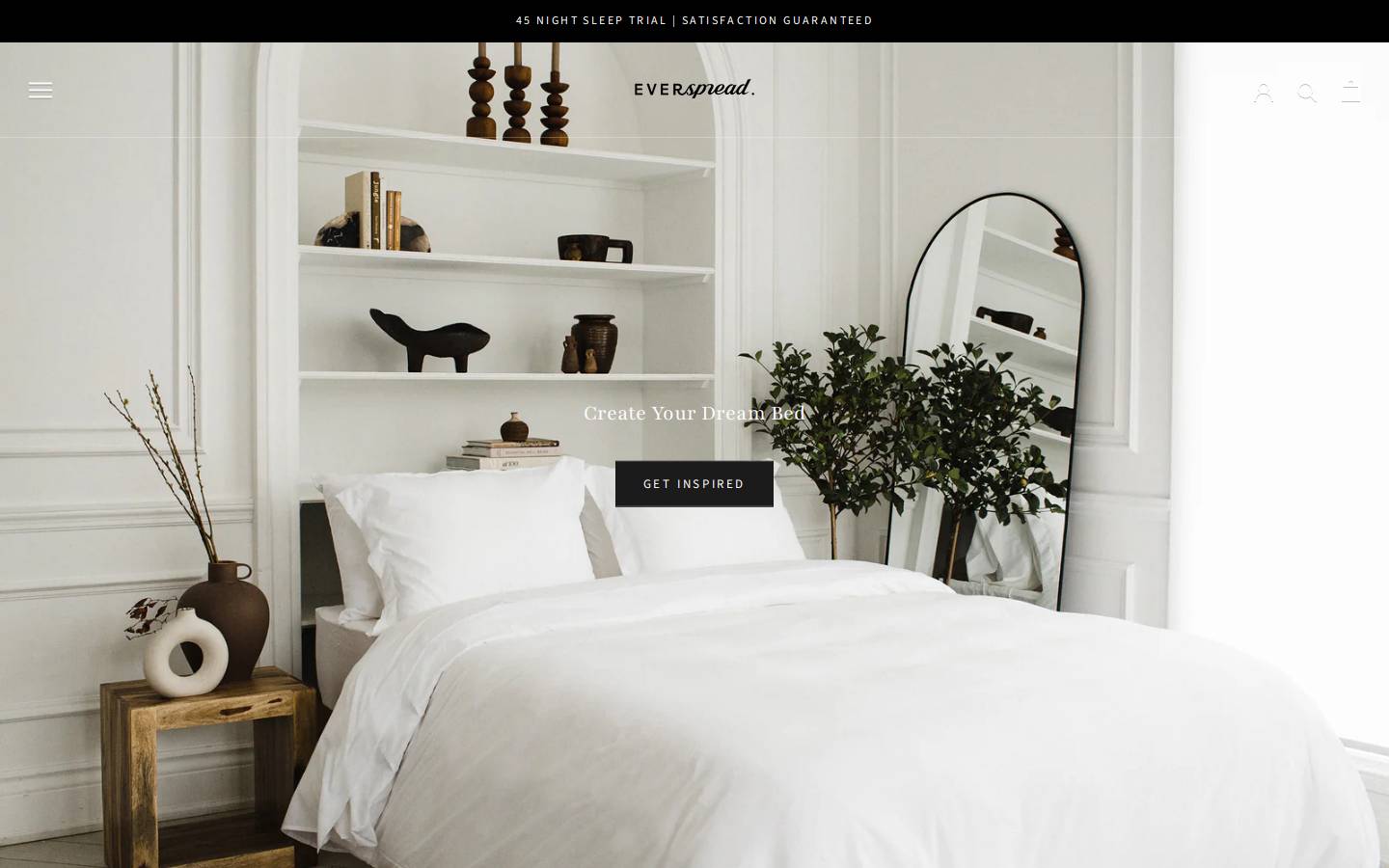 everspread.com homepage screenshot