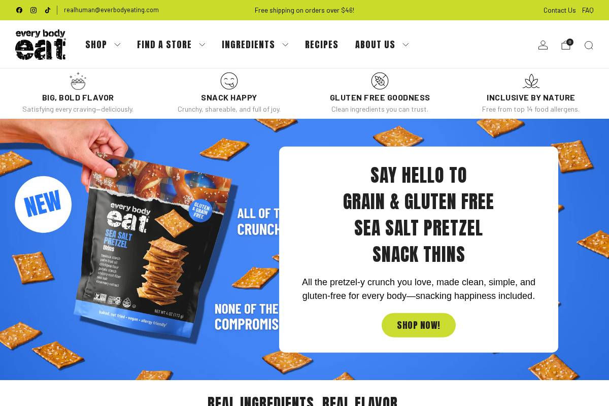 everybodyeating.com homepage screenshot