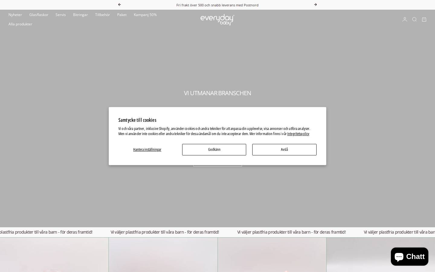 Everyday Baby AB homepage screenshot