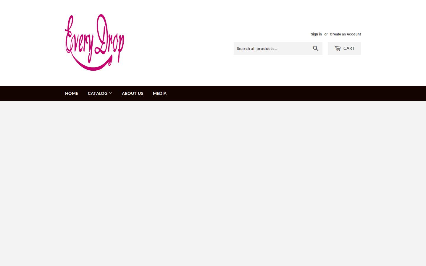 everydropbeauty.com homepage screenshot