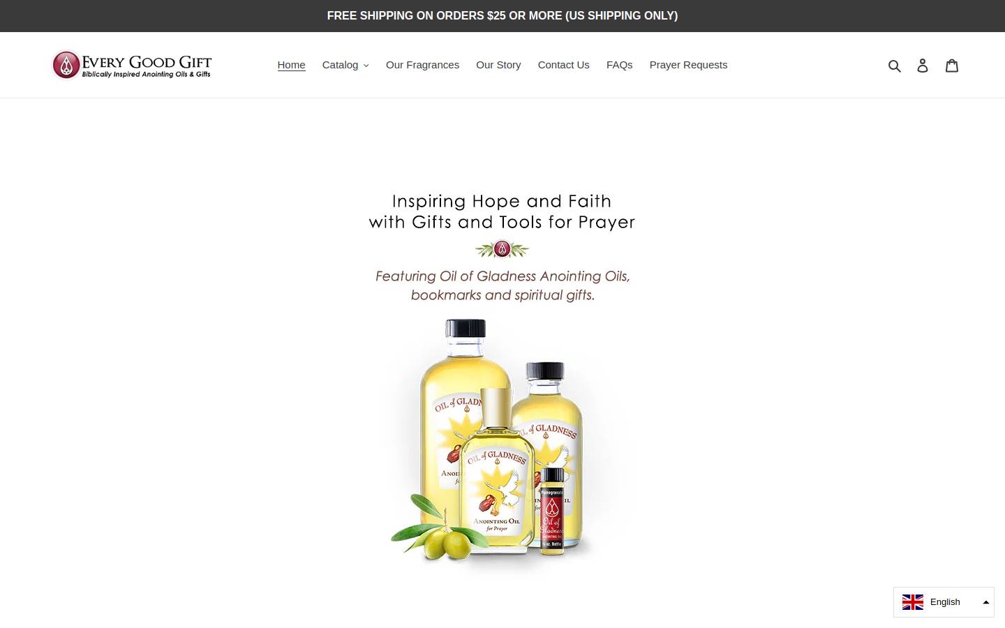 everygoodgift.com homepage screenshot