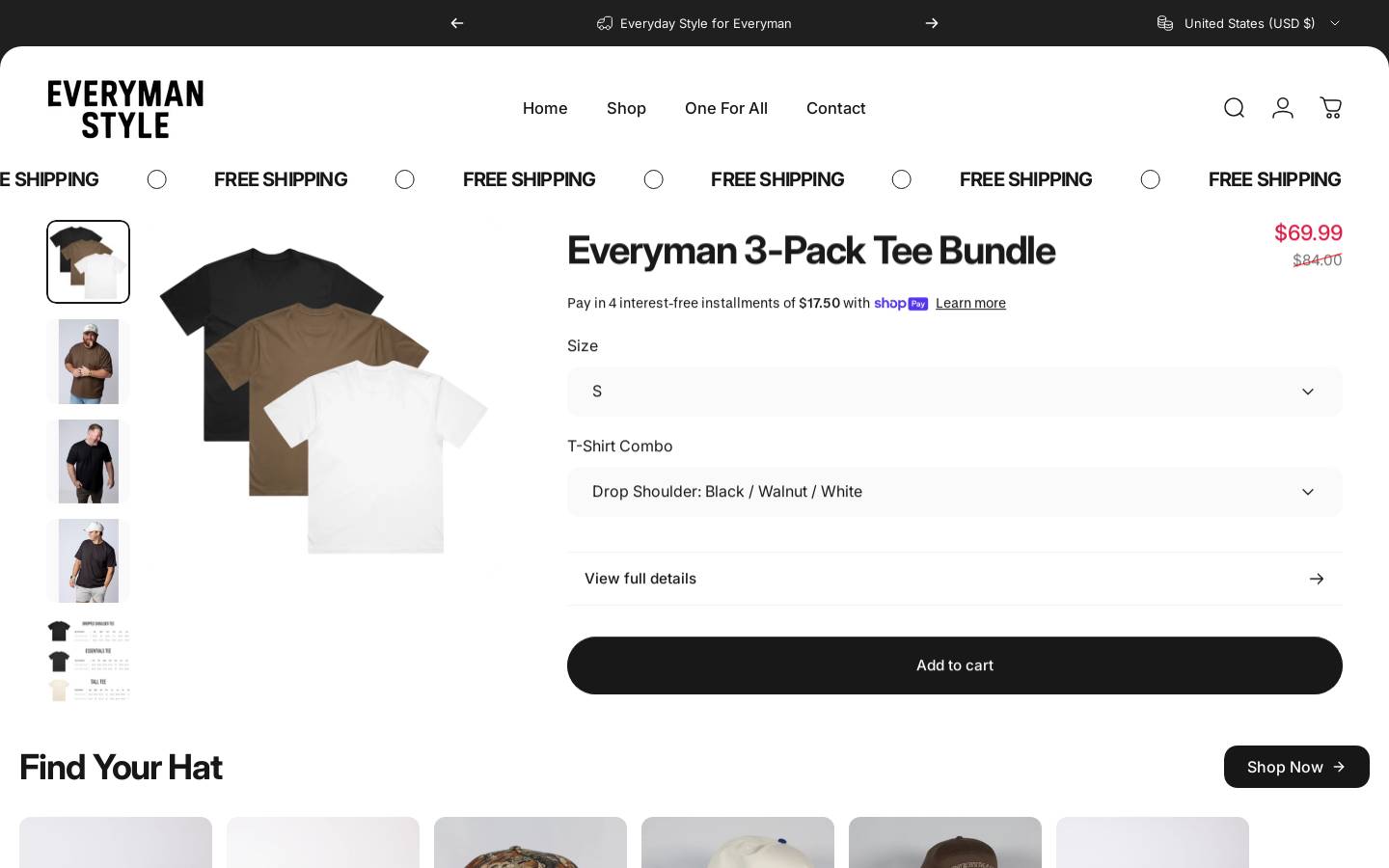everymanstyle.com homepage screenshot