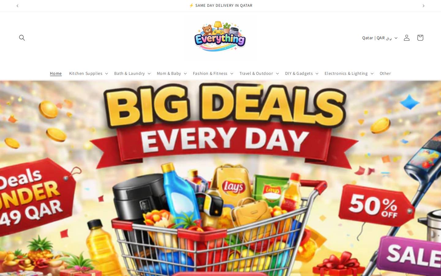 everything-shop.com homepage screenshot
