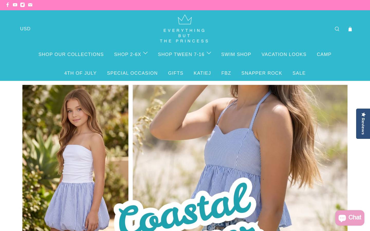 Everything But The Princess homepage screenshot