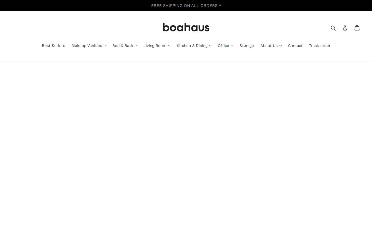 everyvanity.com homepage screenshot