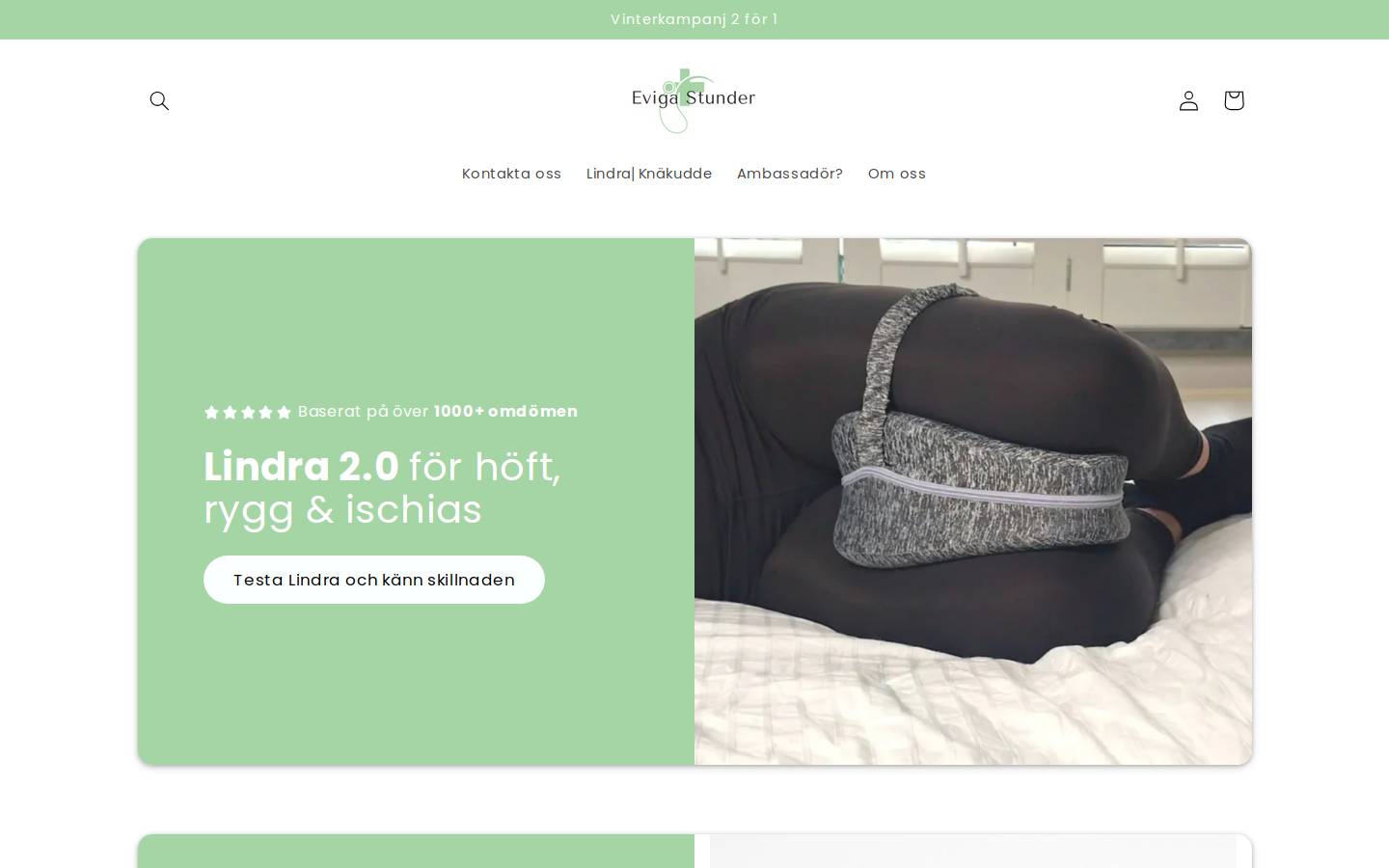 evigastunder.se homepage screenshot