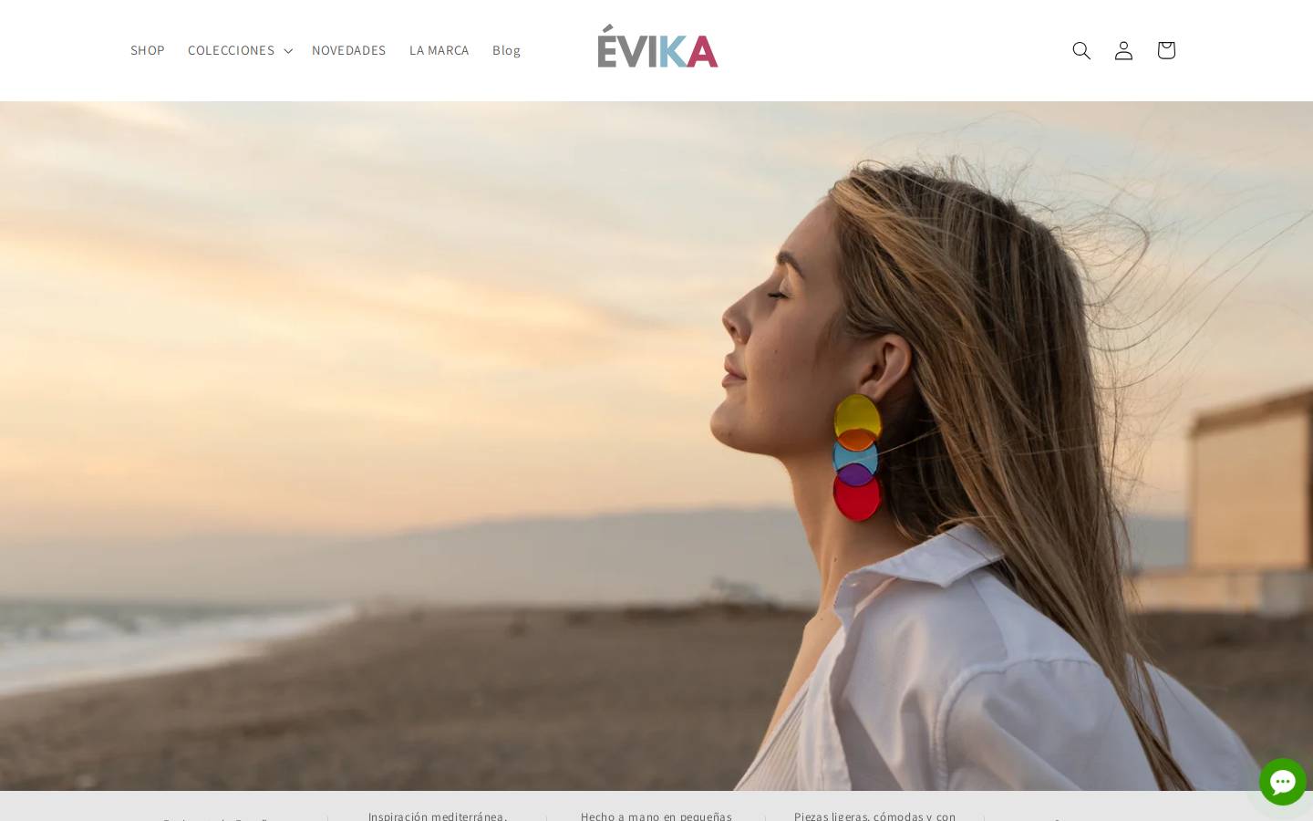 evika.es homepage screenshot