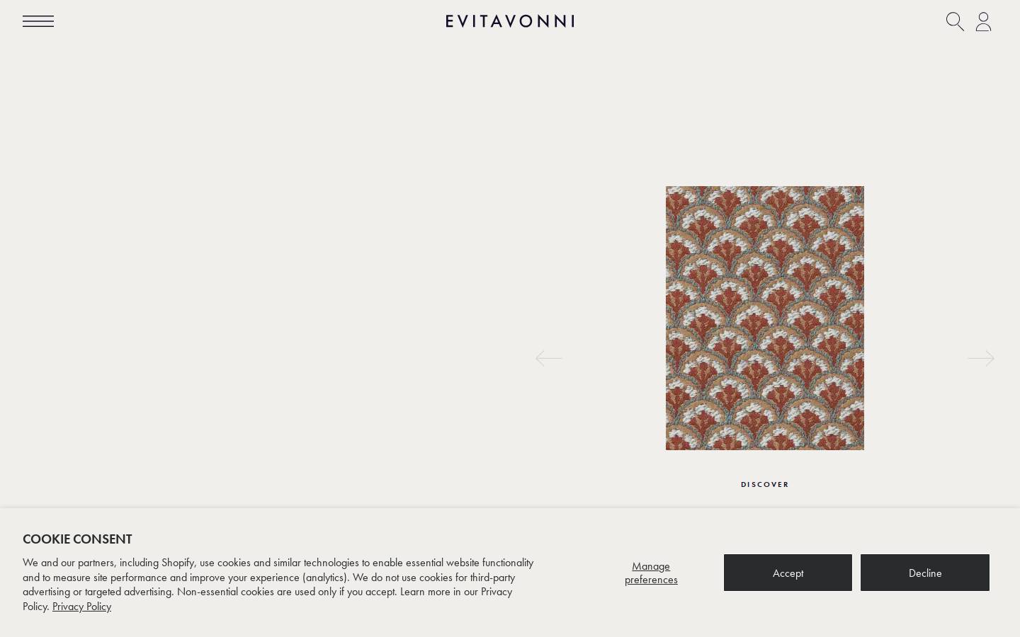 evitavonni.com homepage screenshot