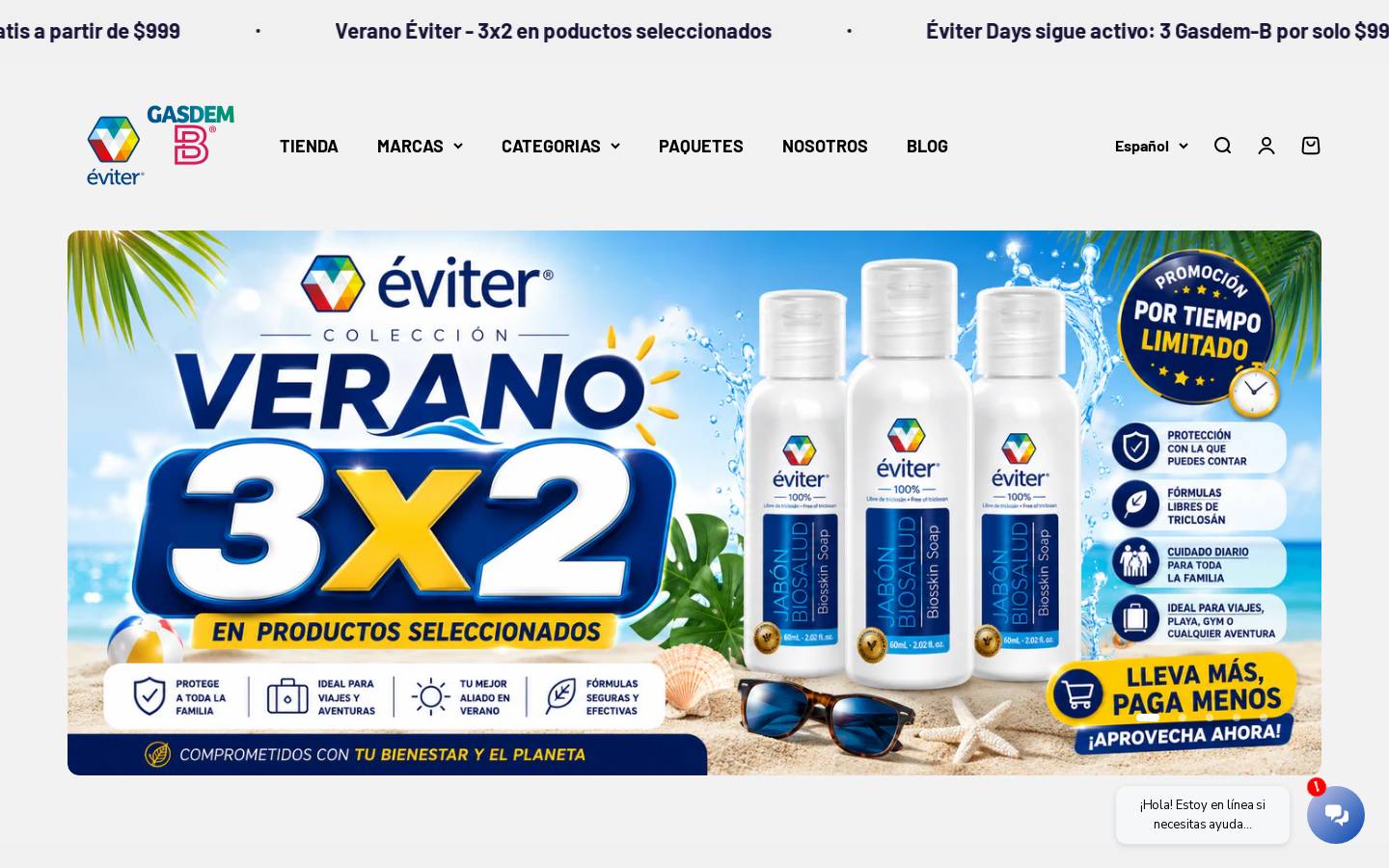 eviter.com homepage screenshot