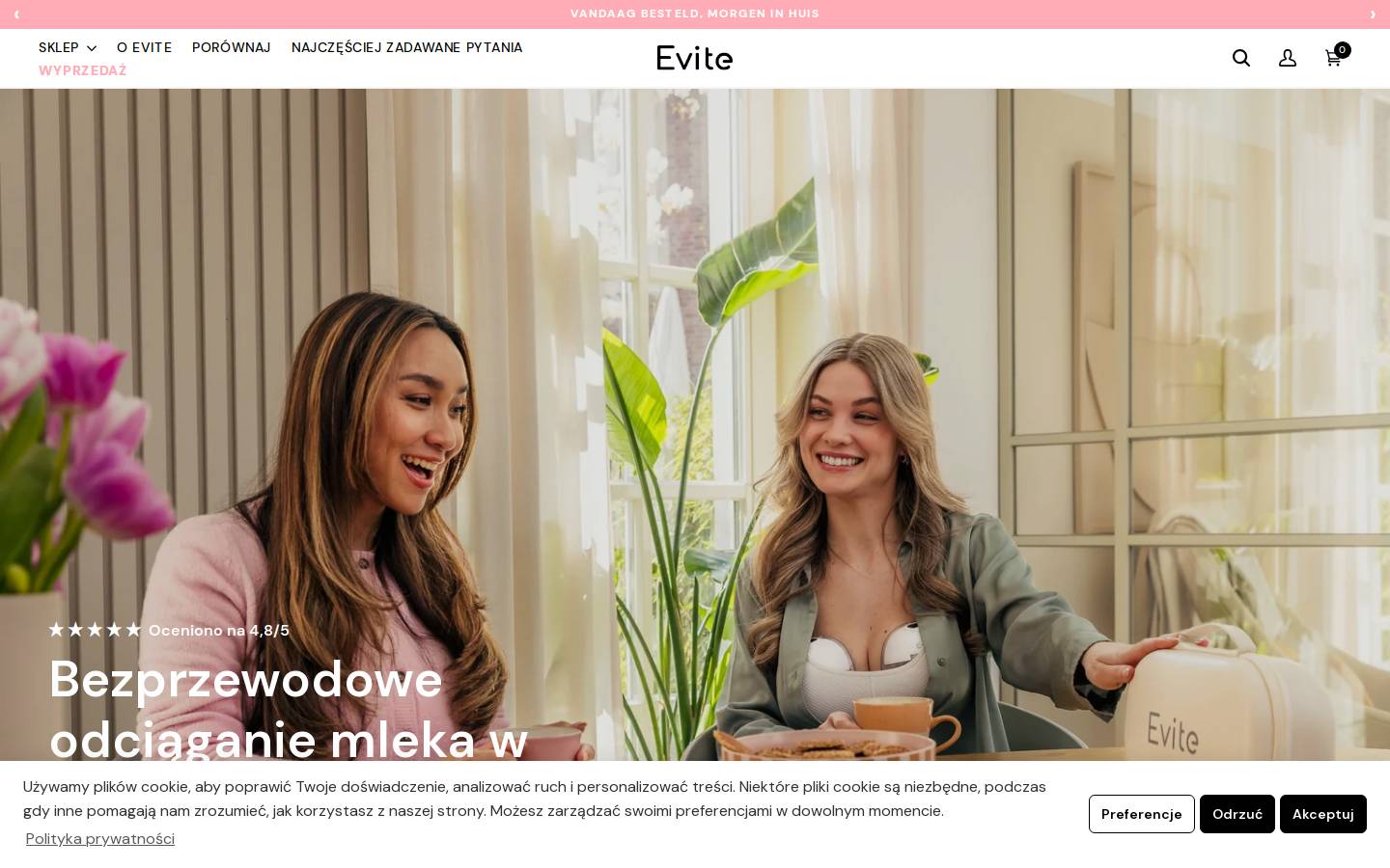 eviteshop.pl homepage screenshot