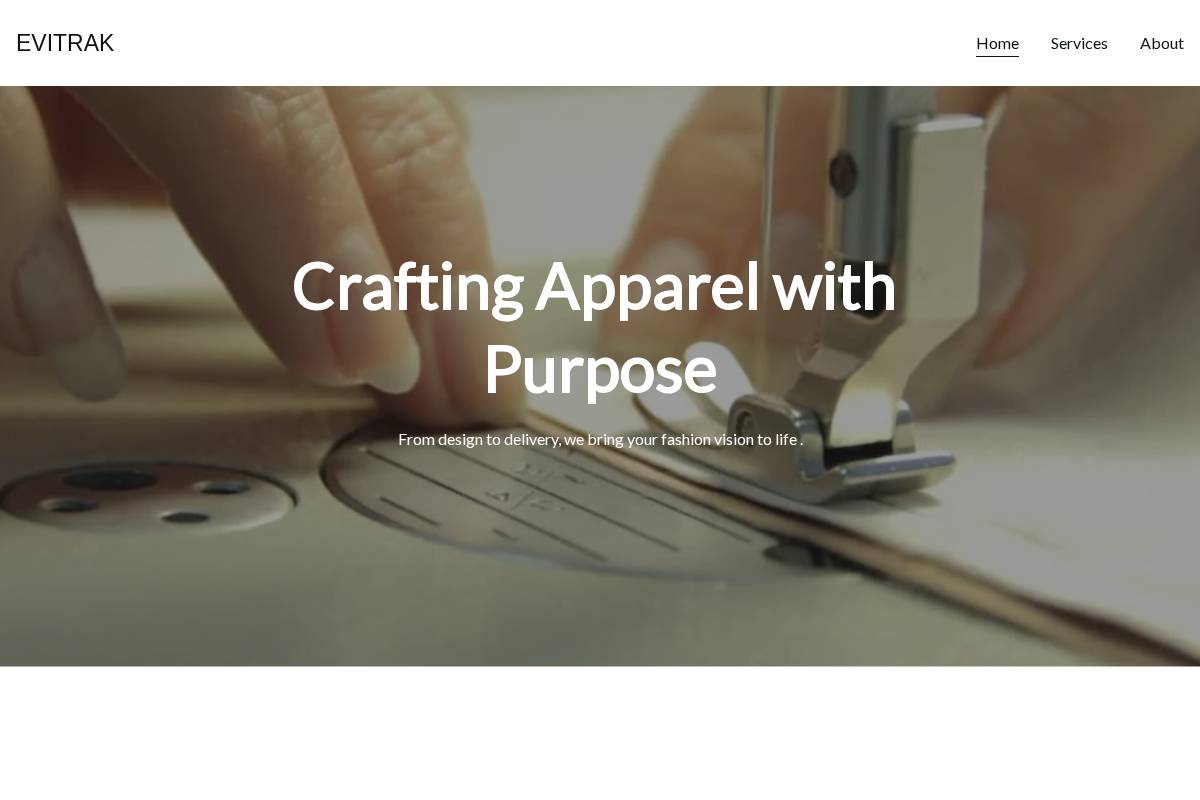 evitrak.com homepage screenshot