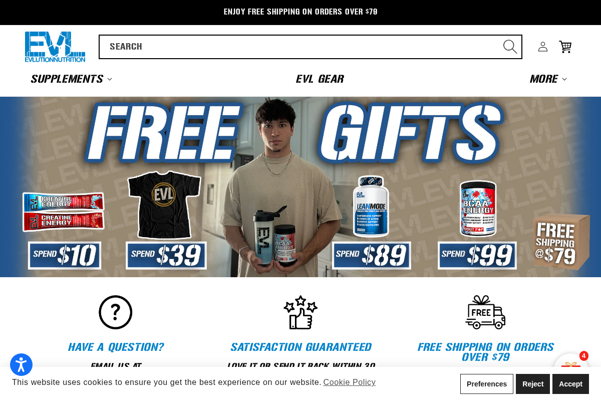 EVLsports homepage screenshot