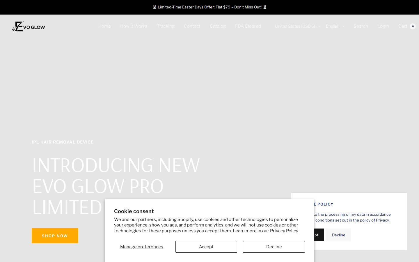 evoglowllc.com homepage screenshot