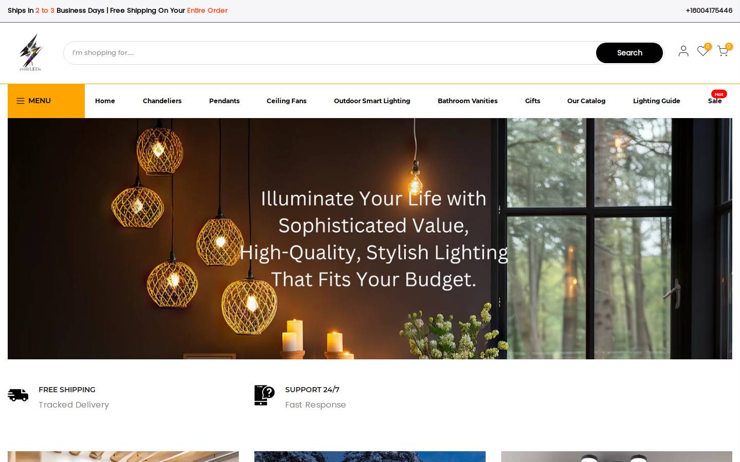 evoltleds.com homepage screenshot