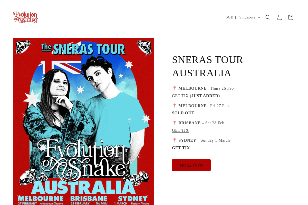 Evolution of a Snake homepage screenshot