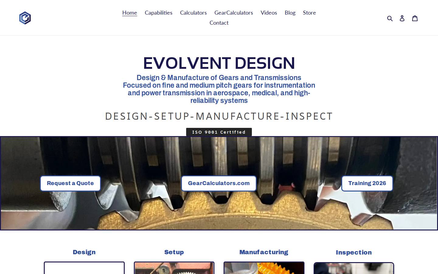 evolventdesign.com homepage screenshot
