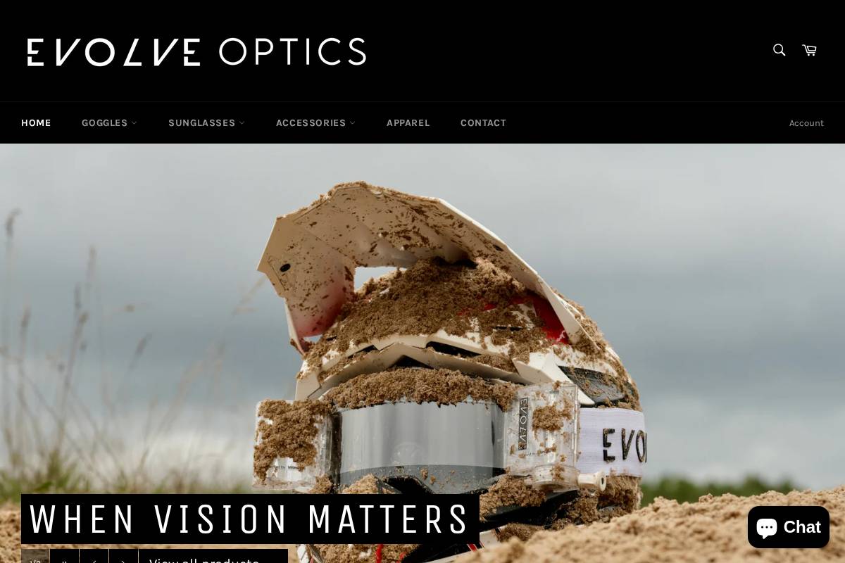 Evolve Riders homepage screenshot
