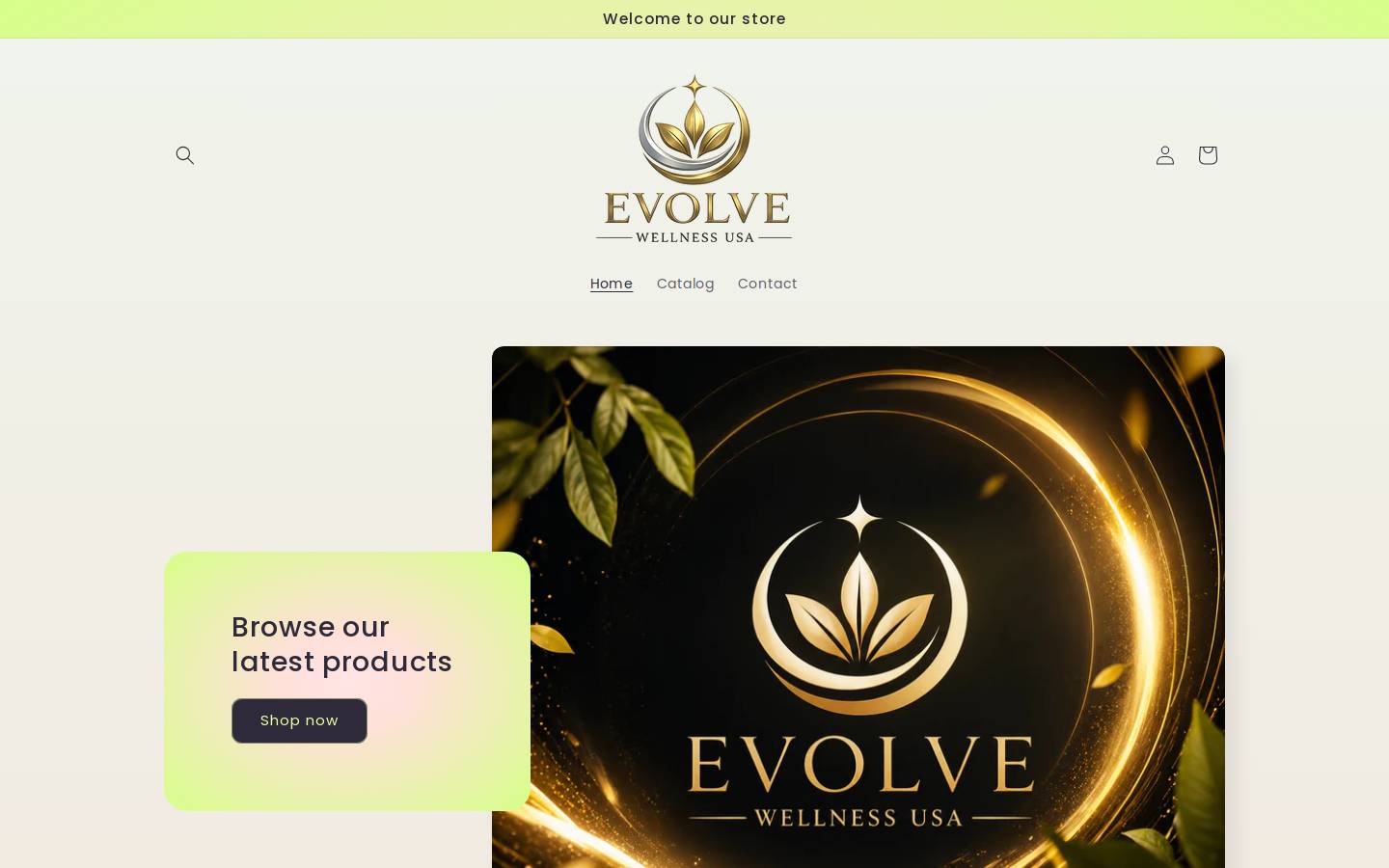 evolvewellnessusa.com homepage screenshot