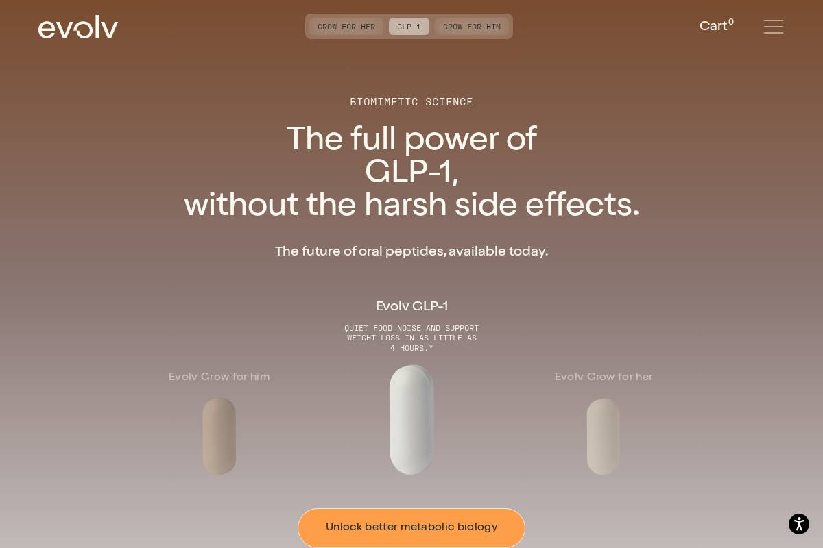 evolvlife.com homepage screenshot