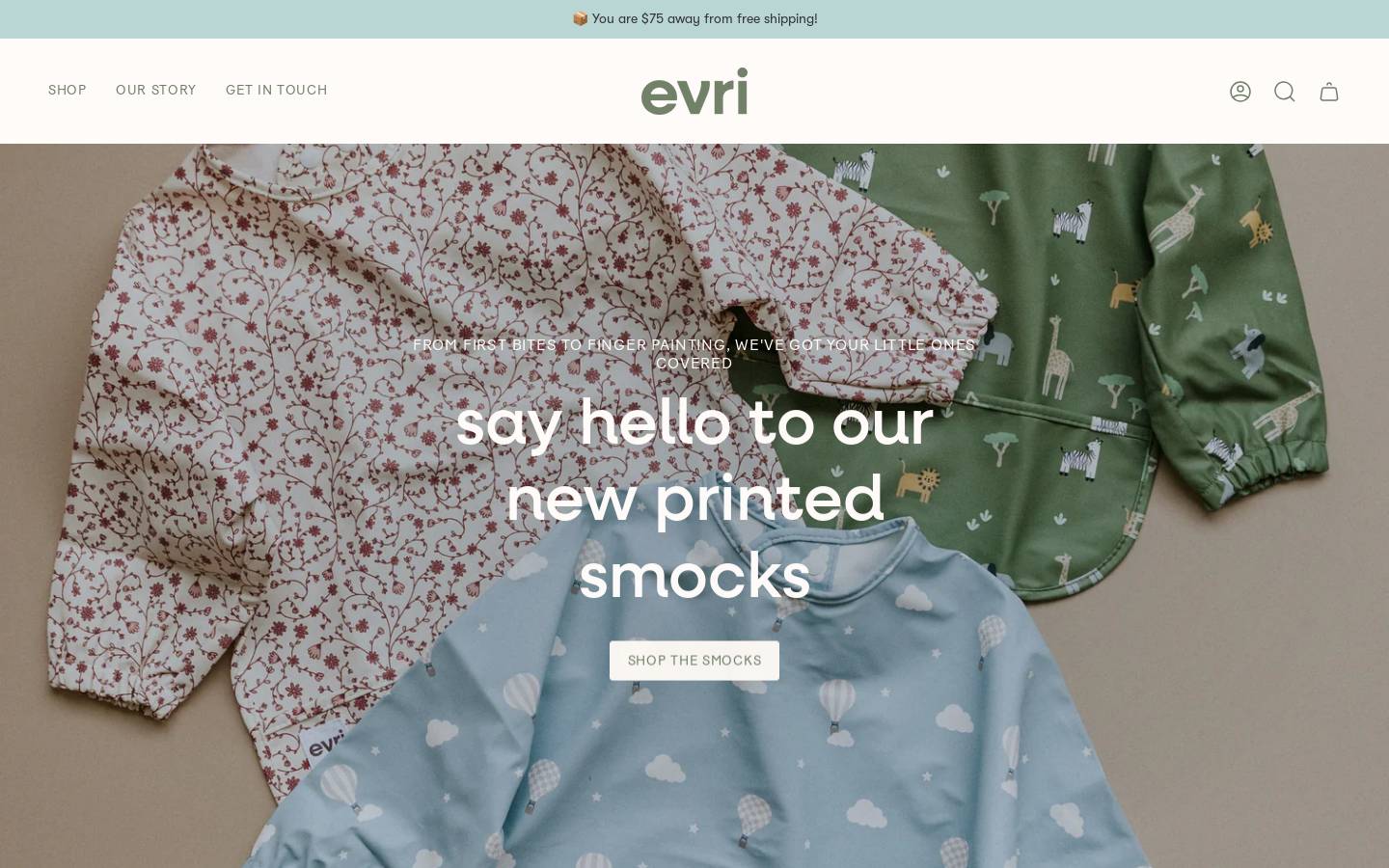 evribrand.com homepage screenshot