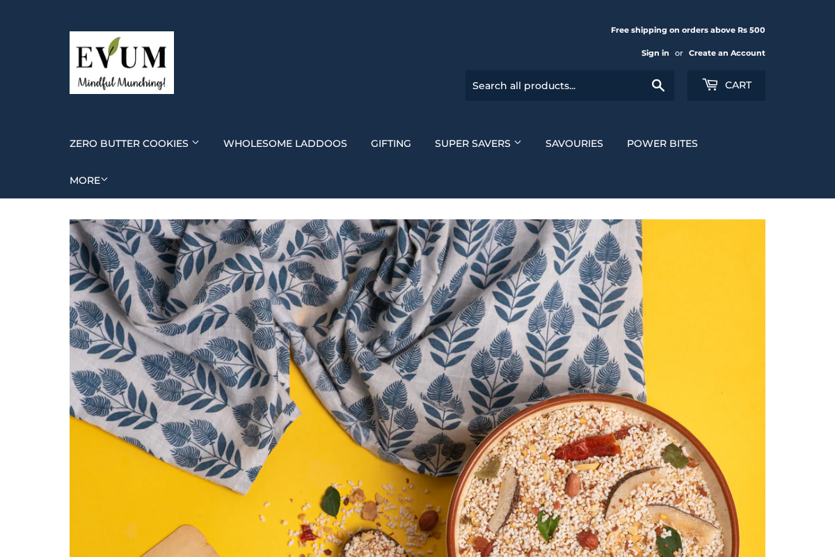 EVUM homepage screenshot