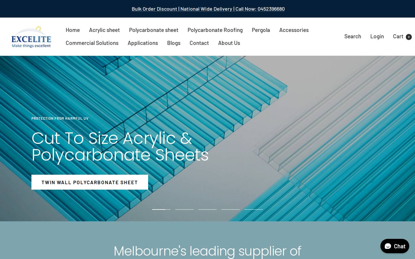 exceliteplas.com.au homepage screenshot