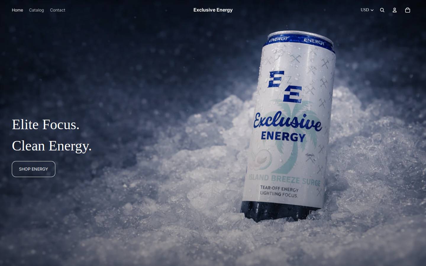 exclusivenergy.com homepage screenshot