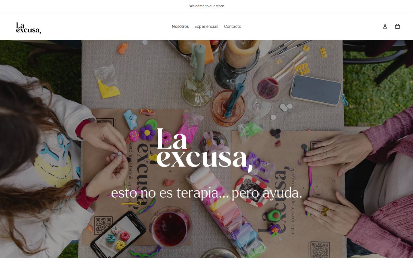 excusa.cl homepage screenshot
