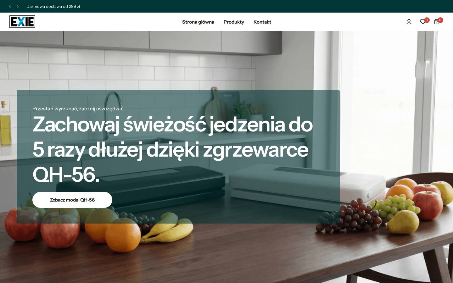 exie.pl homepage screenshot