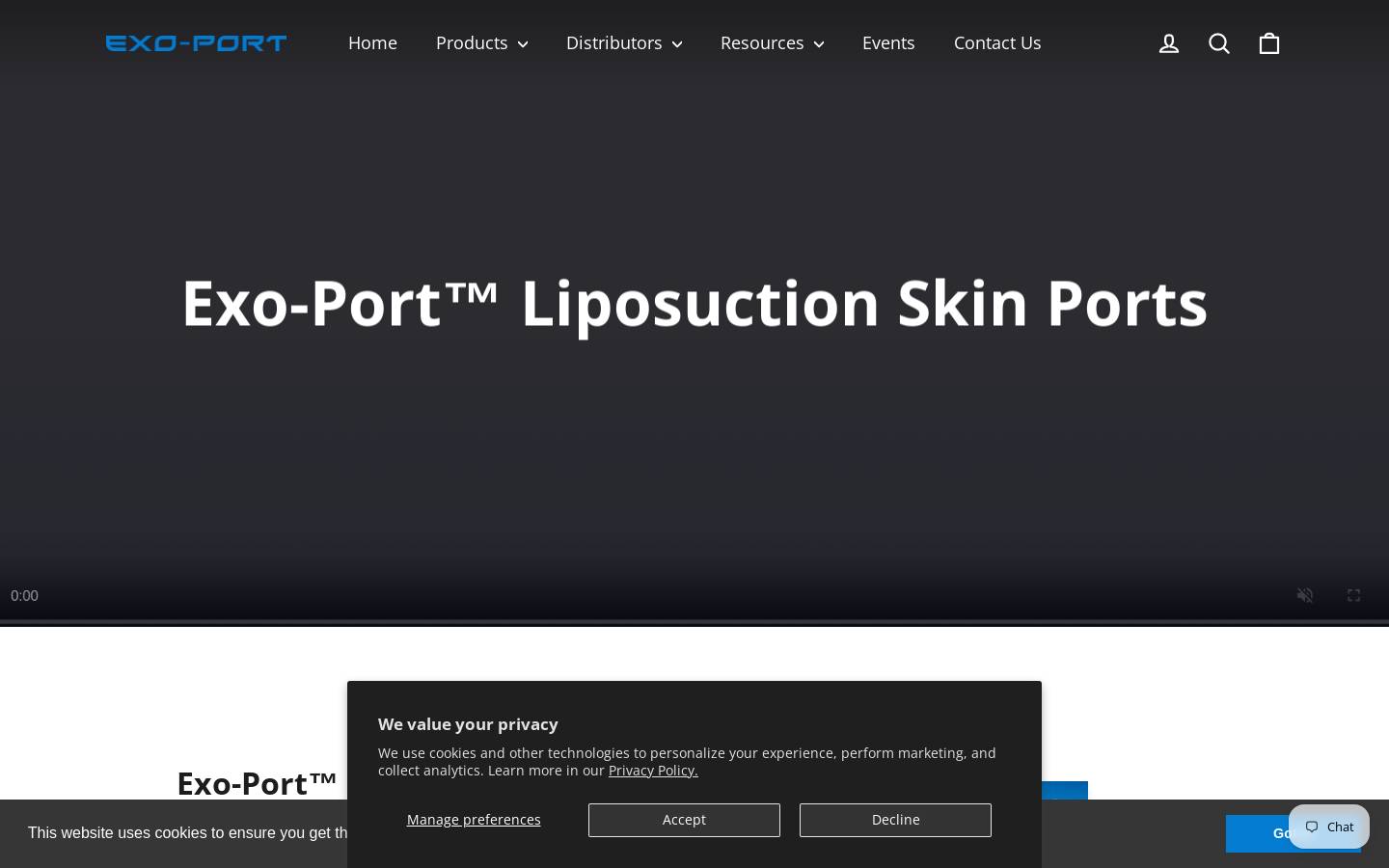 exo-port.com homepage screenshot