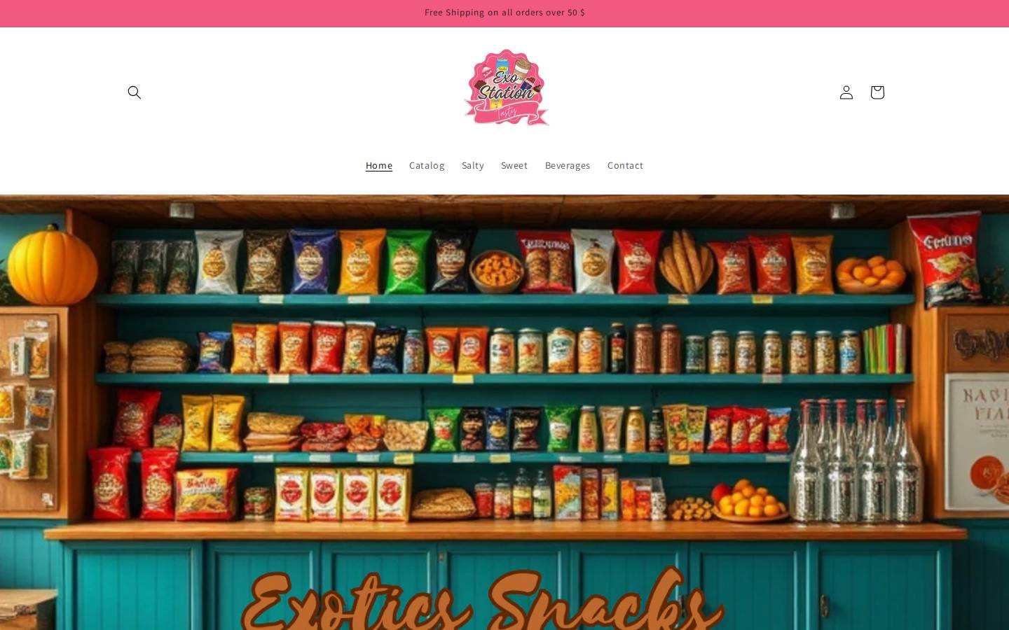 exo-station.com homepage screenshot