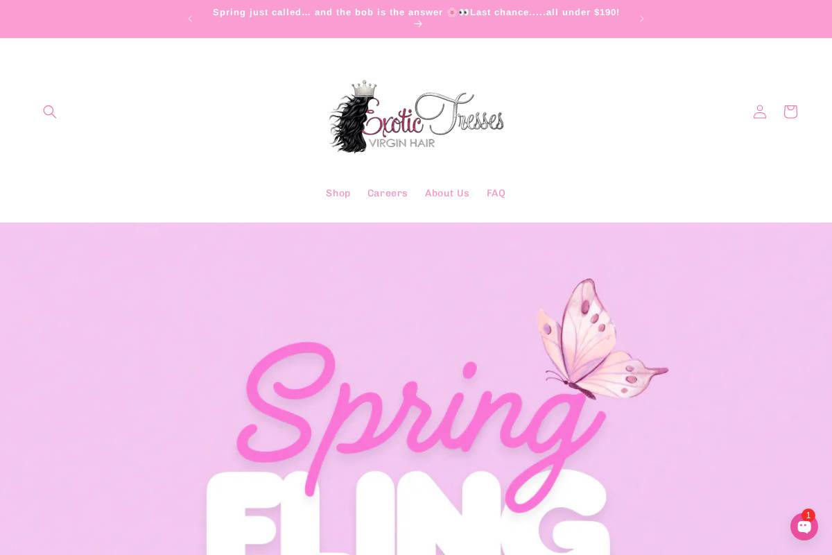 exotictresses.co homepage screenshot