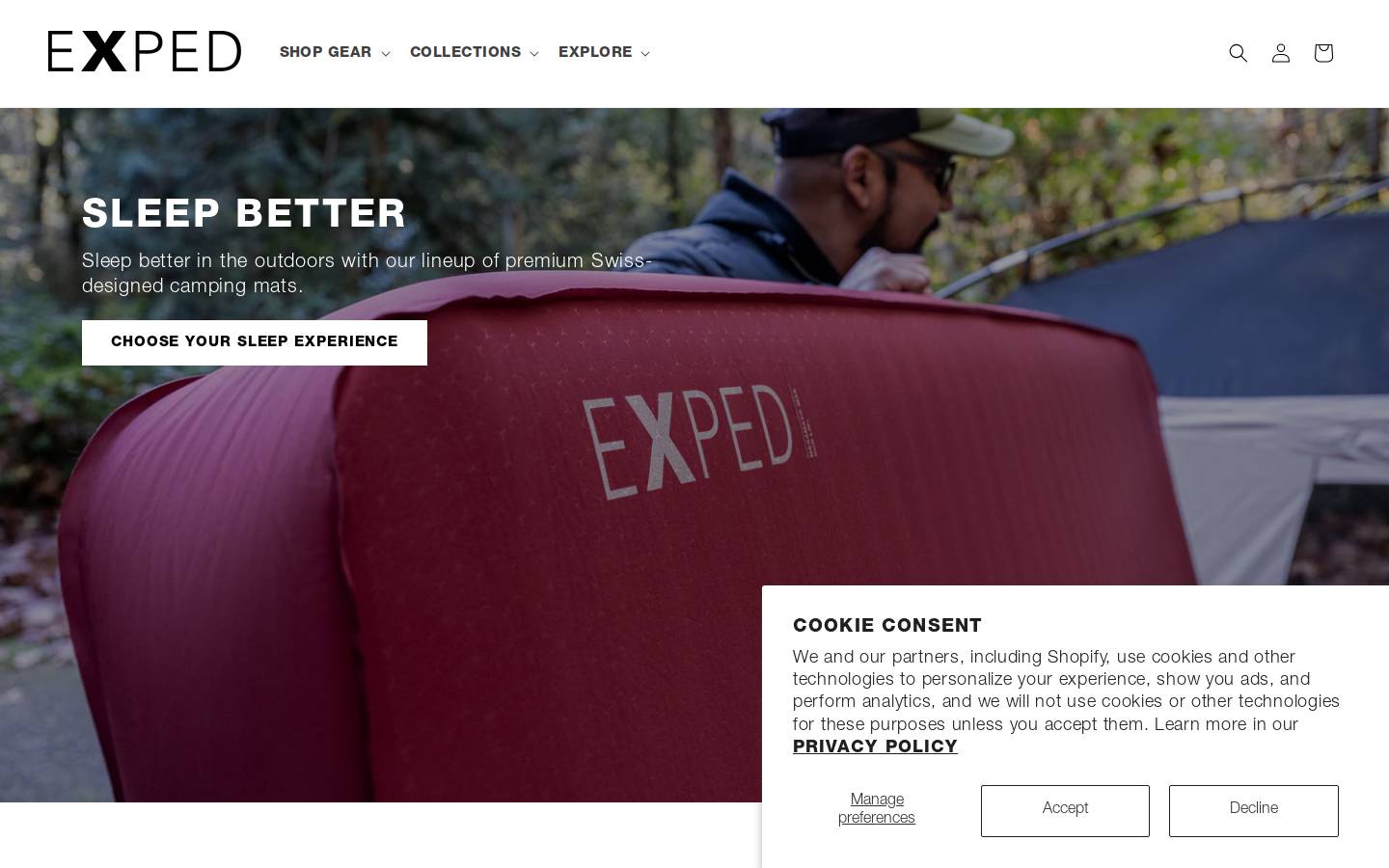 expedusa.com homepage screenshot