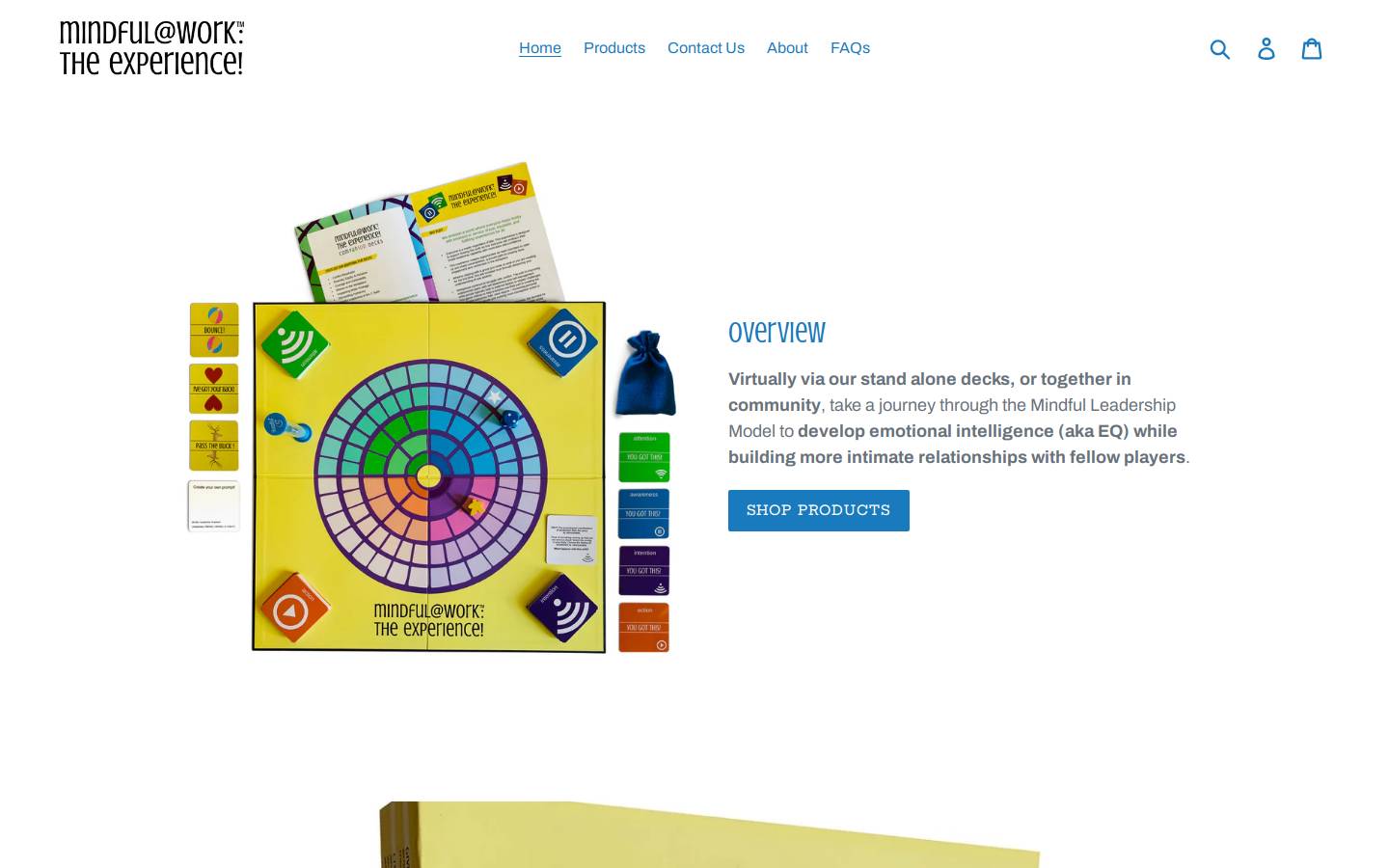 experiencemindfulwork.com homepage screenshot