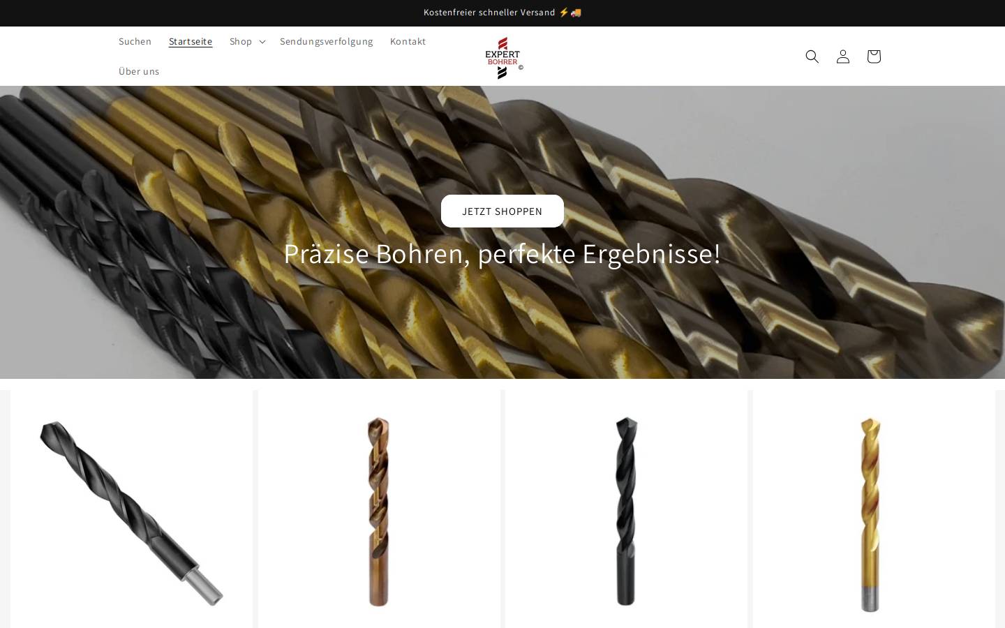 expertbohrer.de homepage screenshot