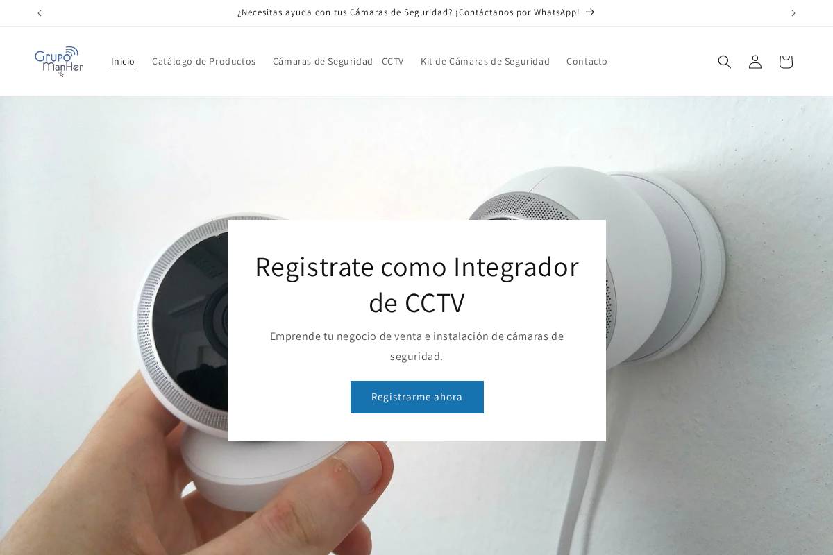 expertosencctv.com homepage screenshot