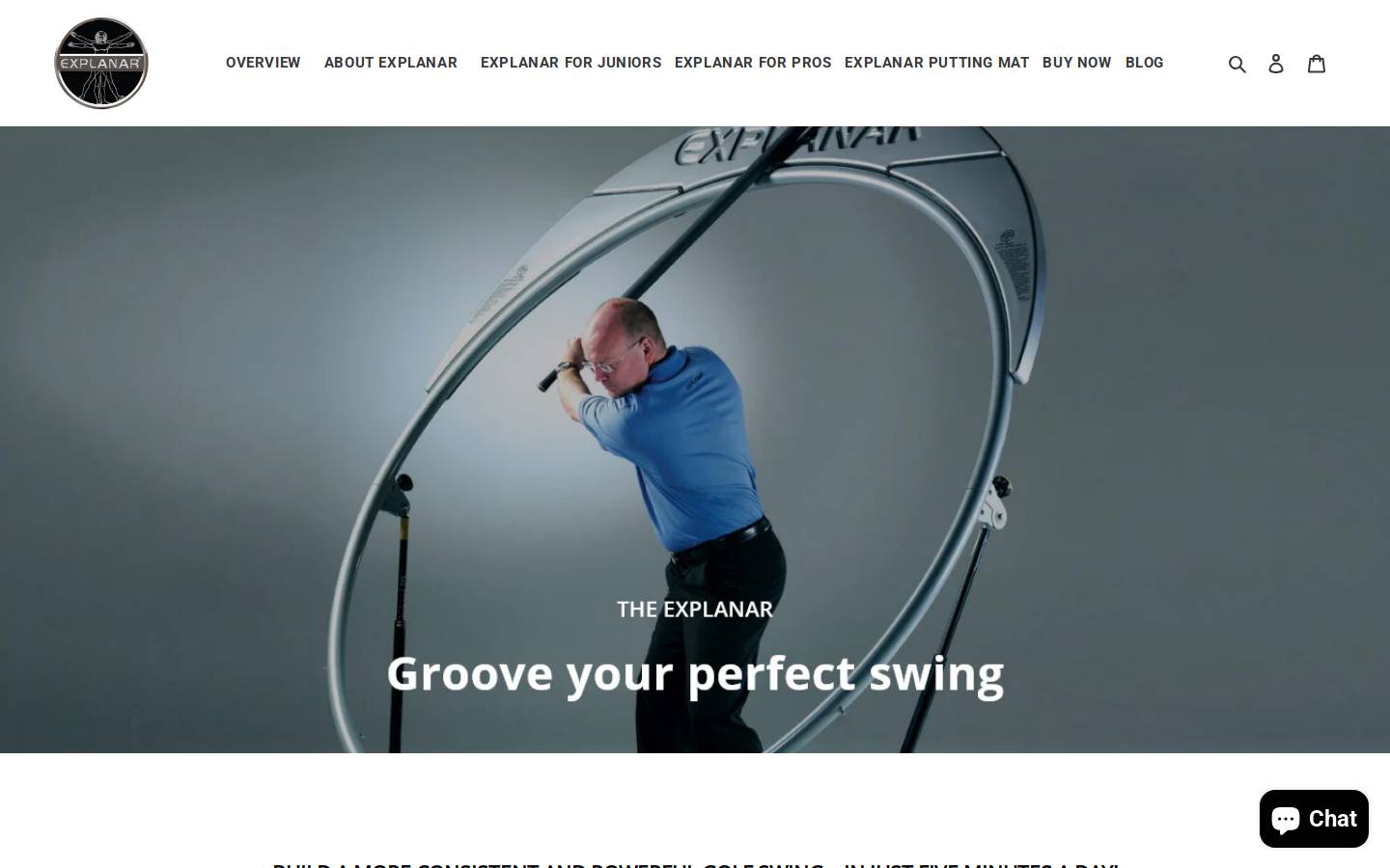 Explanarusa homepage screenshot