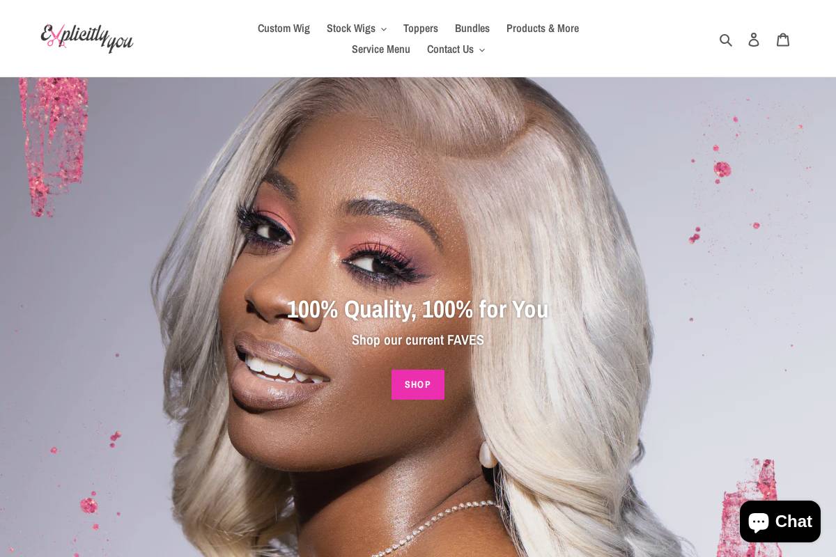 explicitlyyou.com homepage screenshot