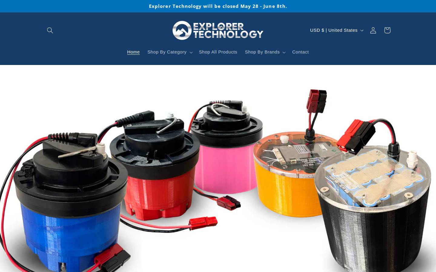explorertechnologyllc.com homepage screenshot