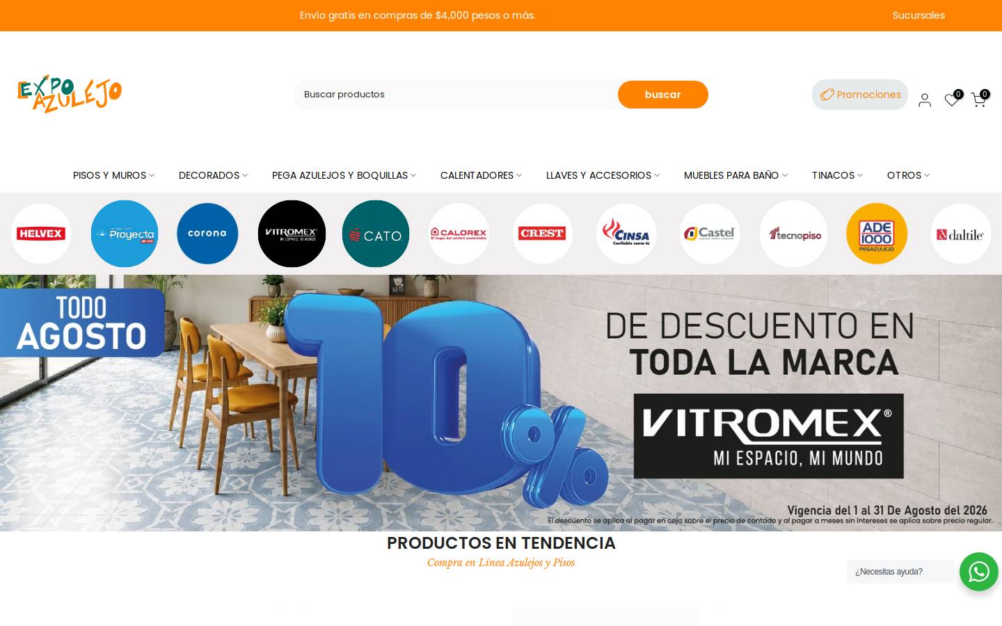 expoazulejo.com homepage screenshot