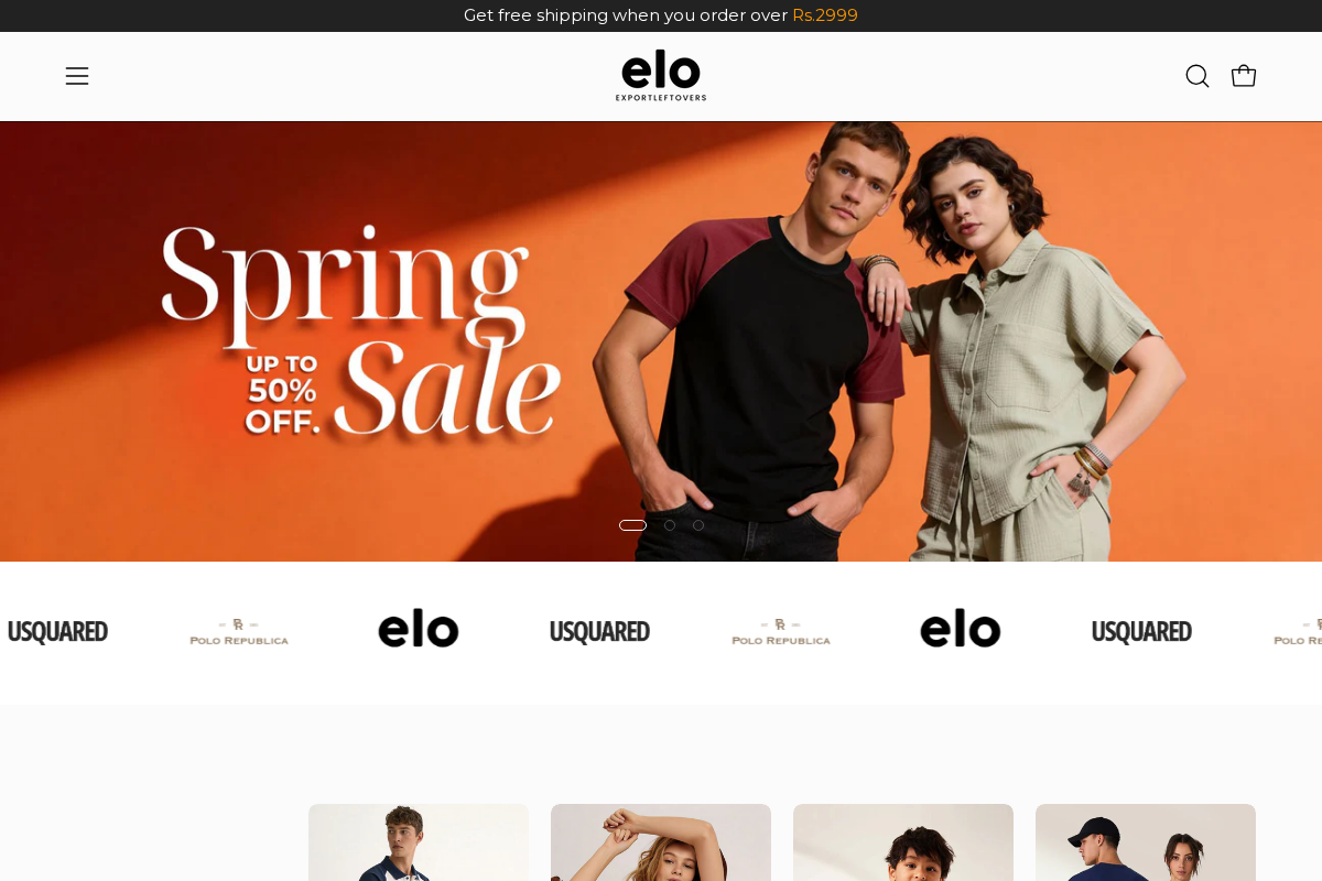 Export Leftovers homepage screenshot