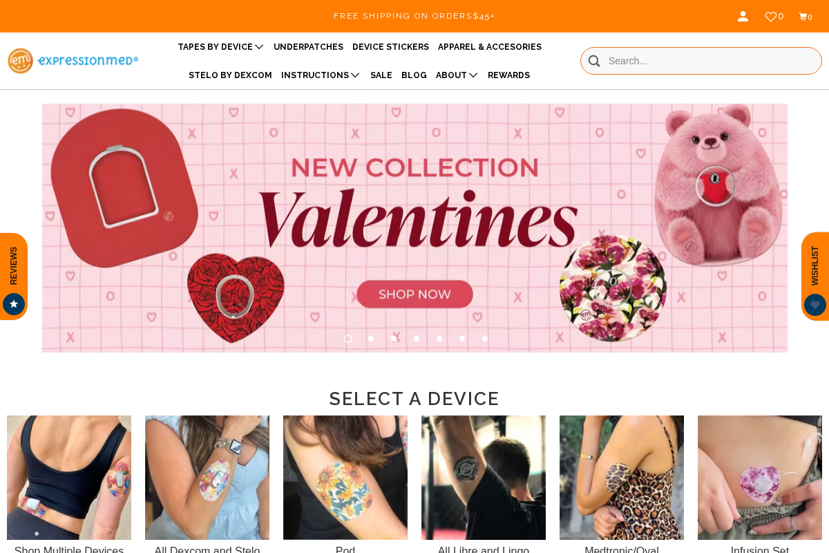 ExpressionMed homepage screenshot