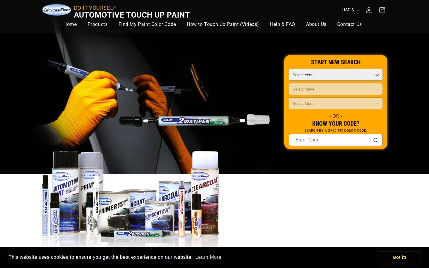 expresspaint.com homepage screenshot