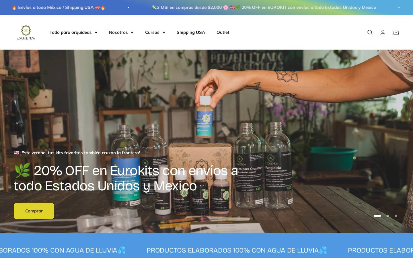 exquenda.com.mx homepage screenshot