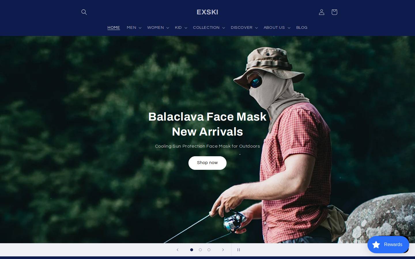 exski.com homepage screenshot