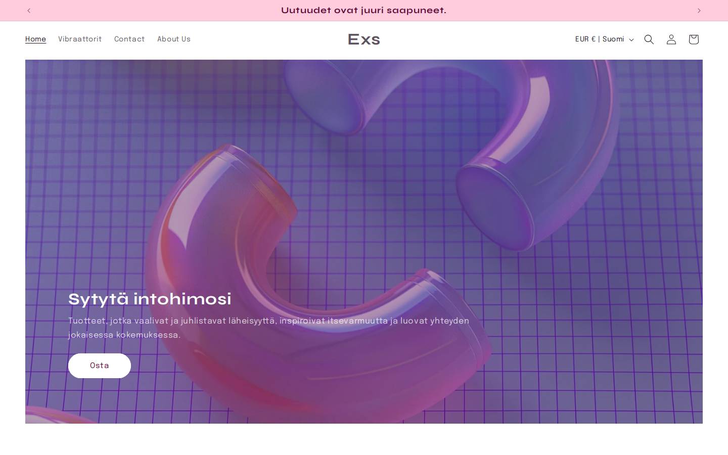 exstoys.com homepage screenshot