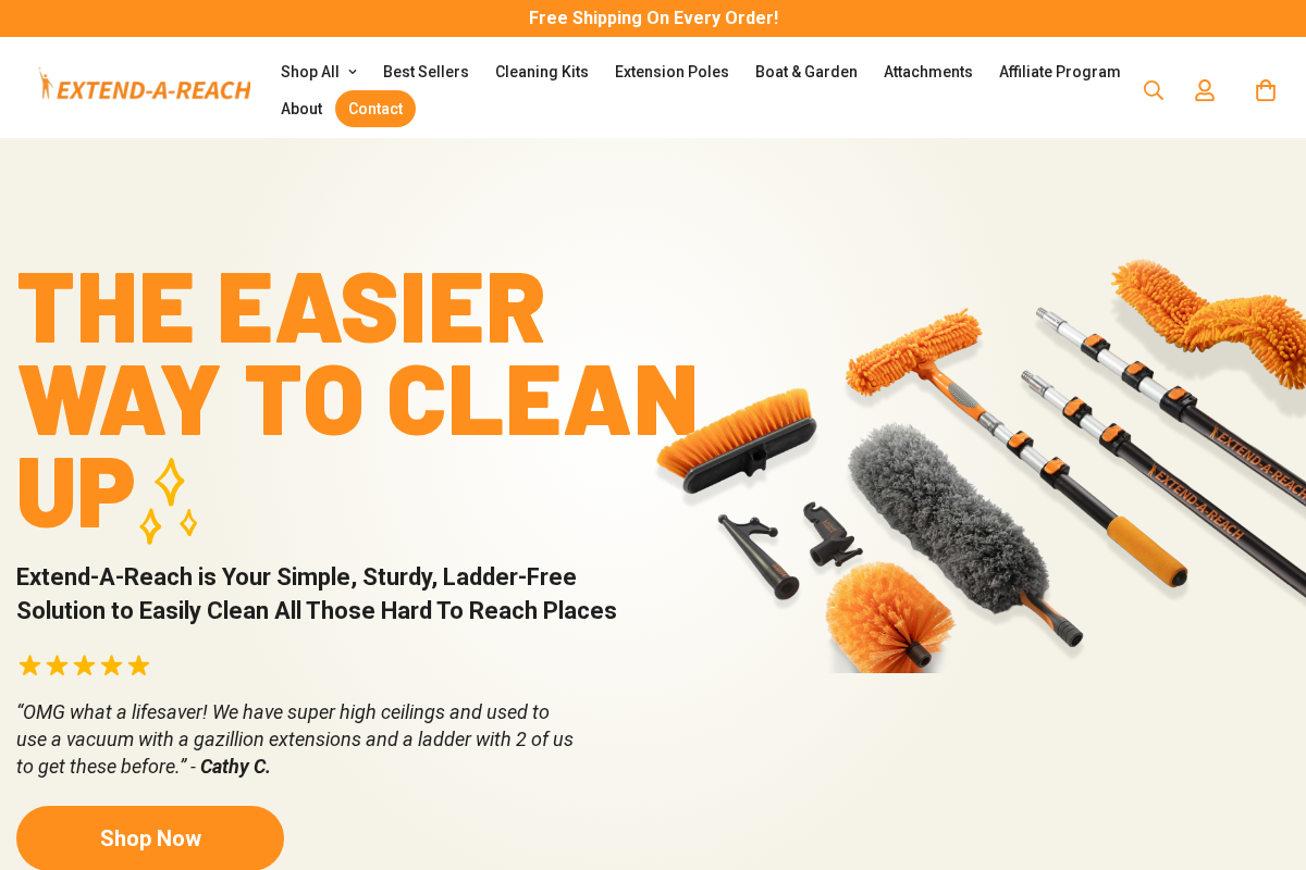 Extend-A-Reach homepage screenshot